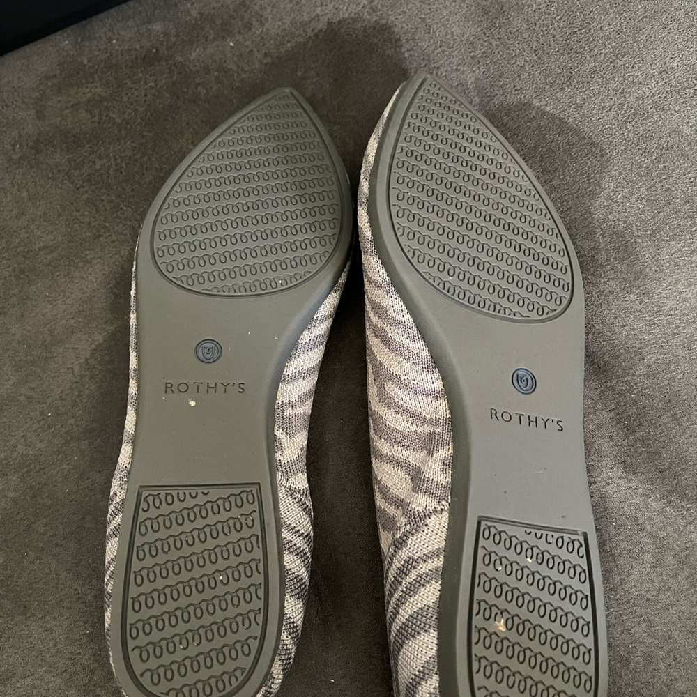 Rothy’s Retired Zebra Print Size 9.5 - image 4